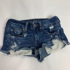 American Eagle Outfitters Denim Shorts Distressed